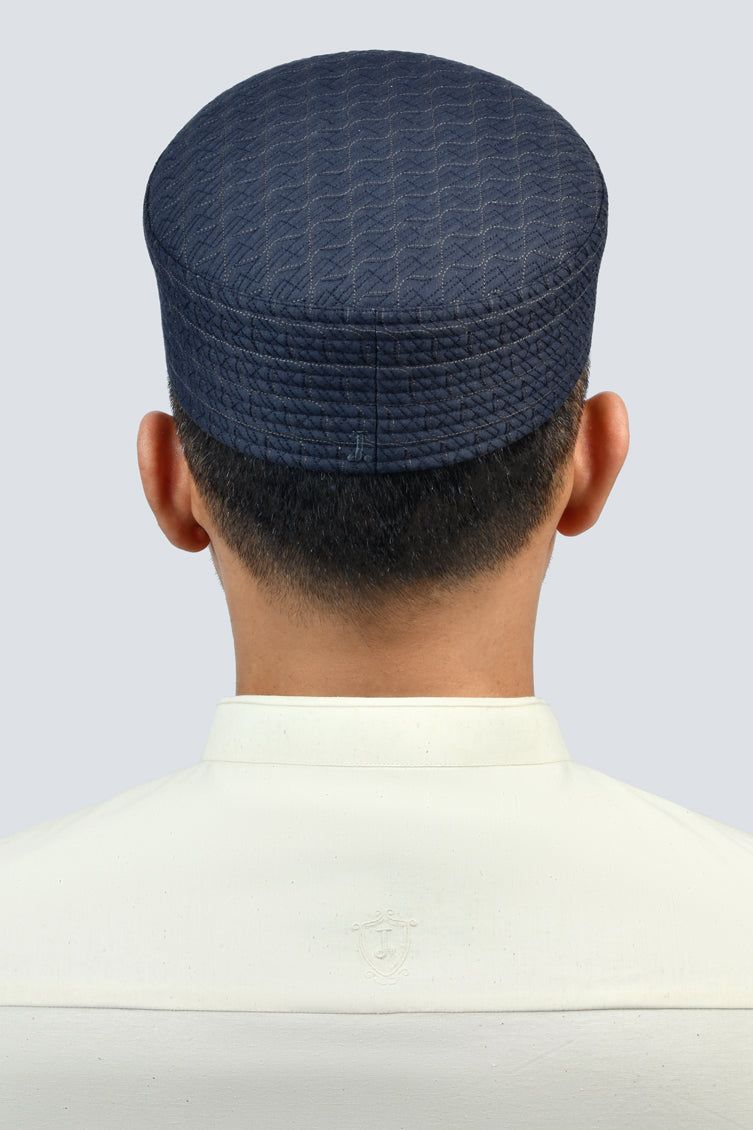Blended Grey Cap - J. Junaid Jamshed