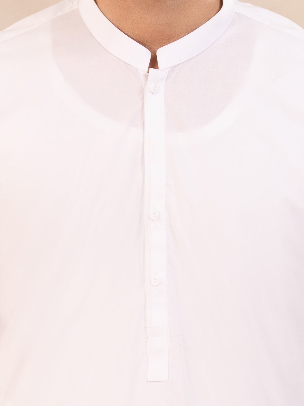 Cotton White Shalwar Kameez - Almirah