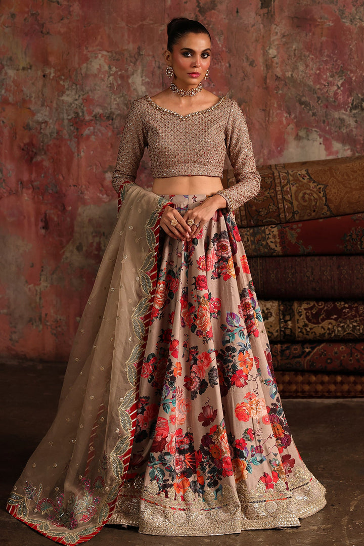 Embroidered Raw Silk Skin Stitched Suit - Charizma