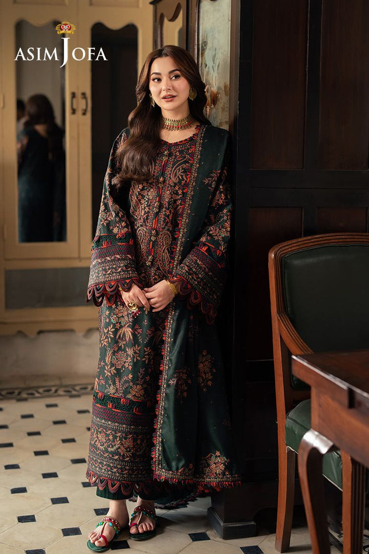 Design 1 - Asim Jofa Pashmina Stitched Collection