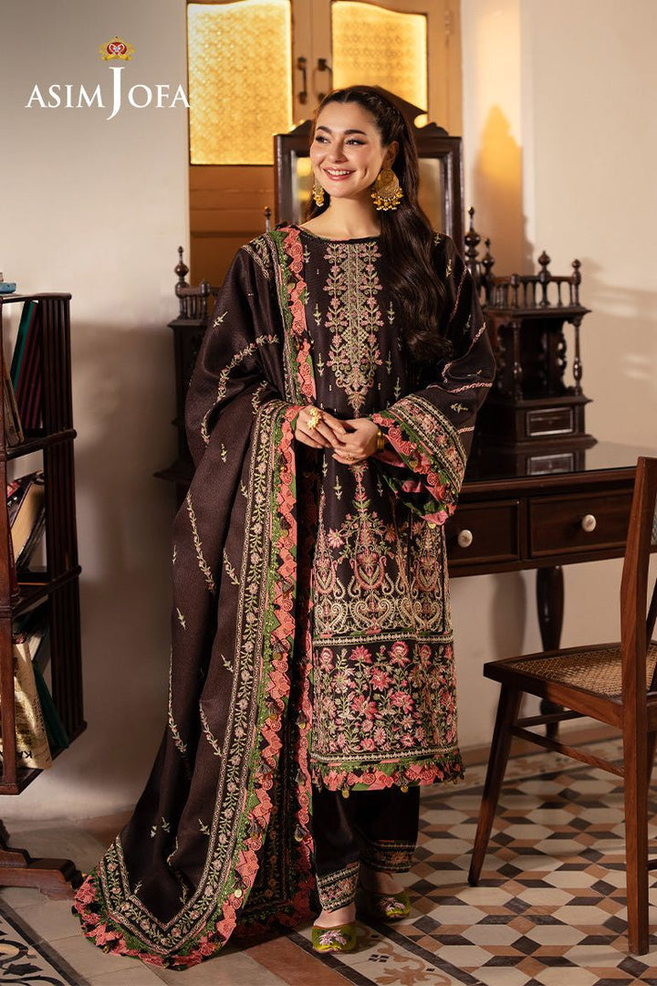 Design 9 - Asim Jofa Pashmina Stitched Collection