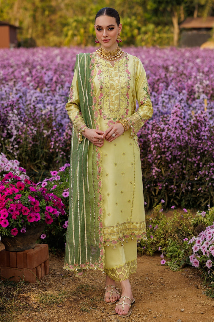 Lawn Yellow Stitched Suit - Charizma