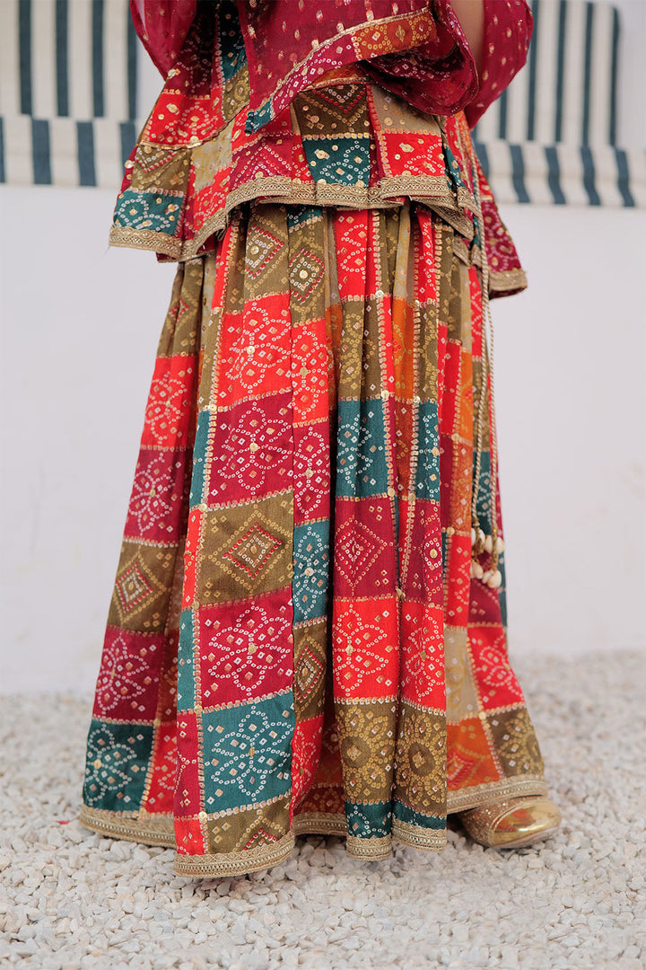 Tussar Silk Multi Stitched Suit - Senorita