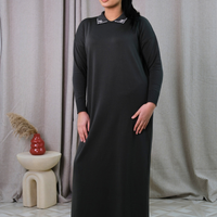 Mireya Khaki Knit Dress