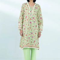 Cambric Pista Green Stitched Suit - Sapphire