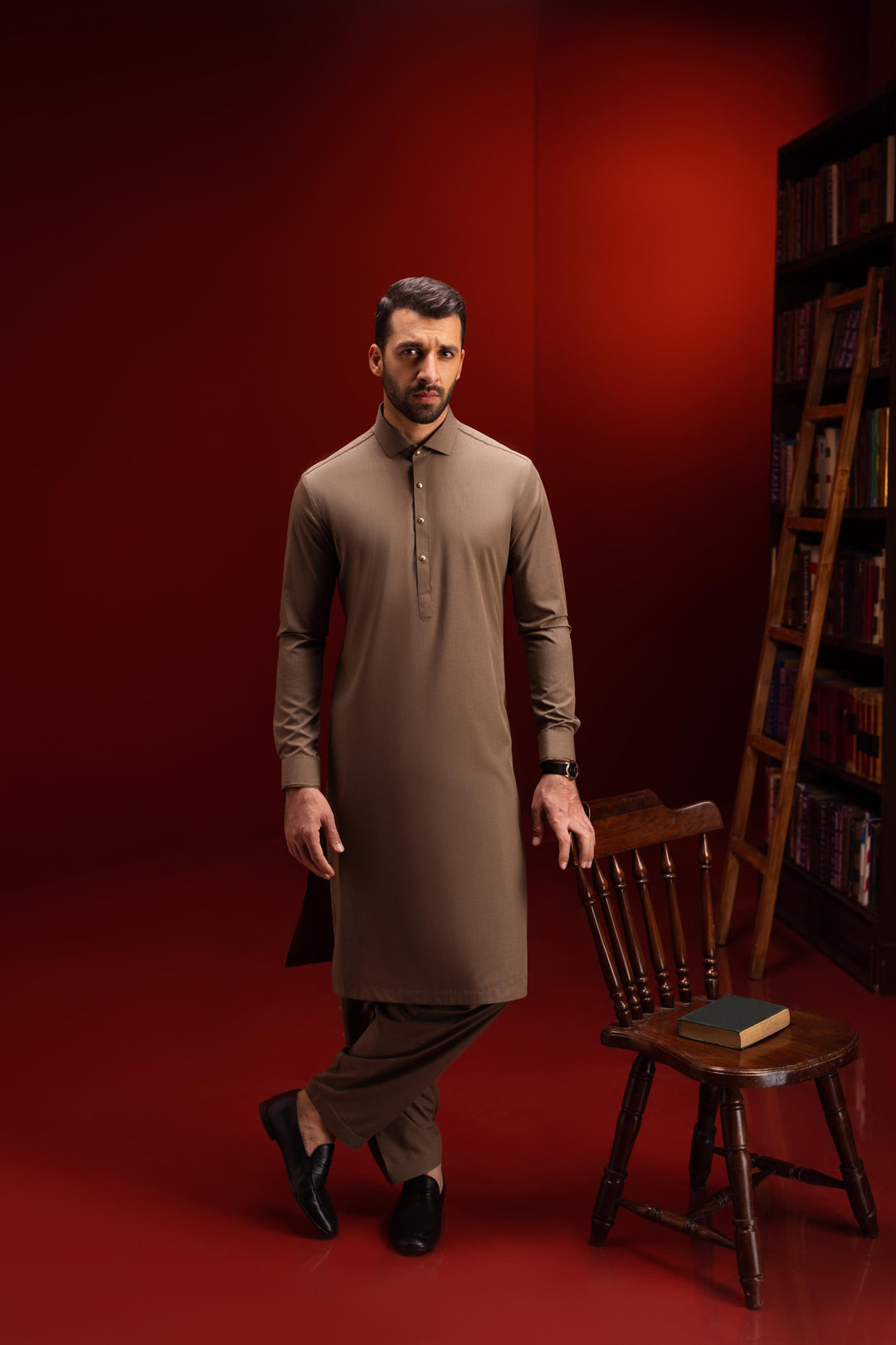 Blended Brown Shalwar Kameez - Cast & Crew