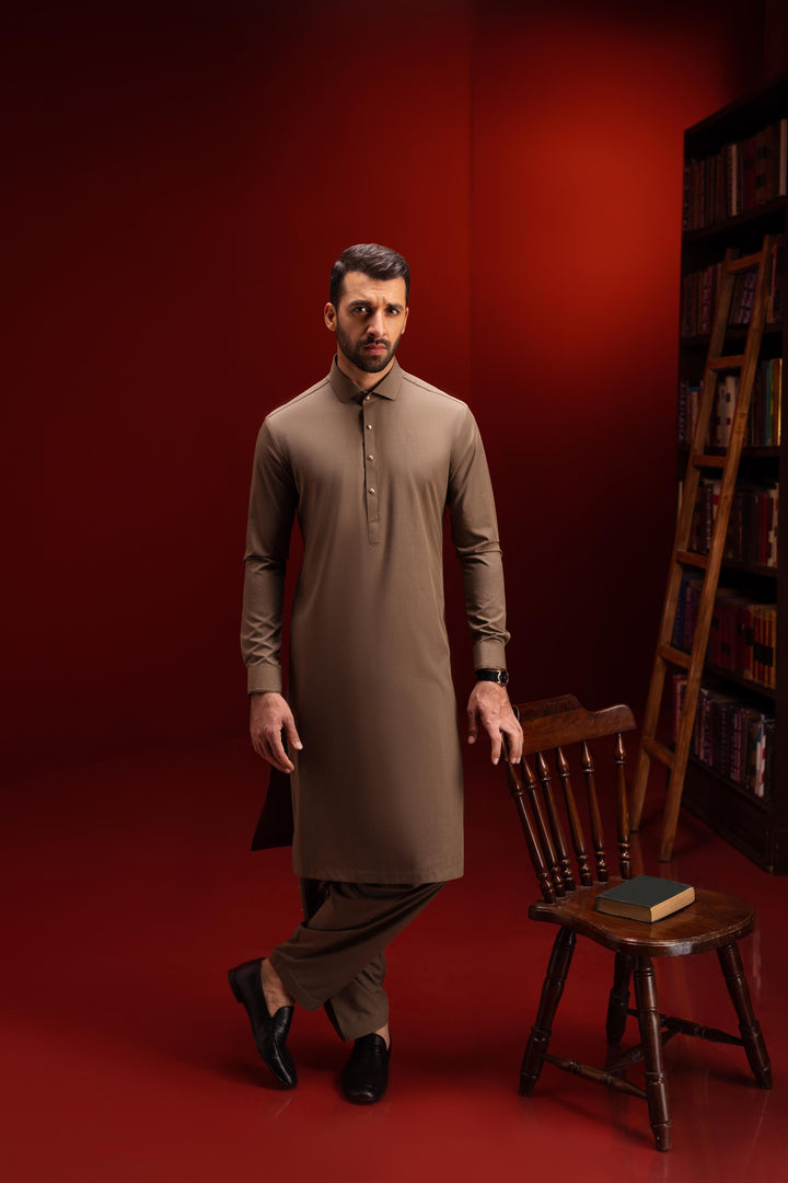 Blended Brown Shalwar Kameez - Cast & Crew