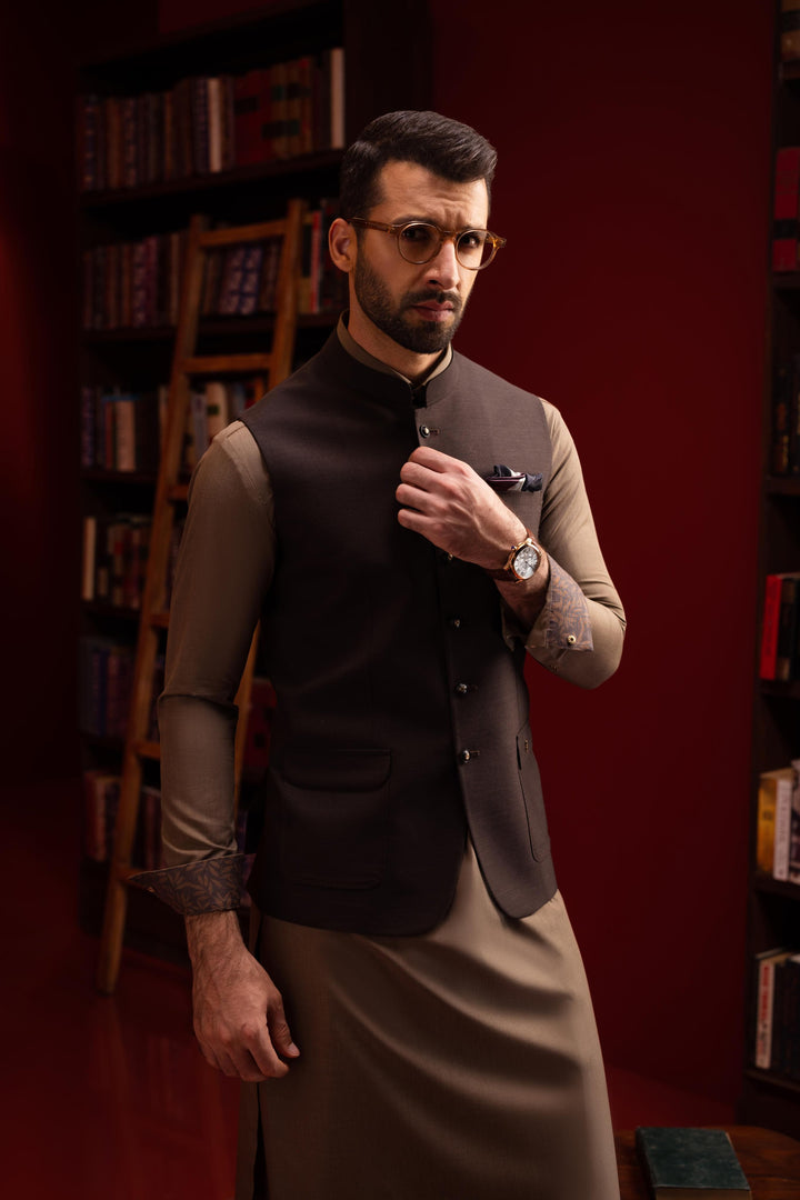 Blended Brown Shalwar Kameez - Cast & Crew