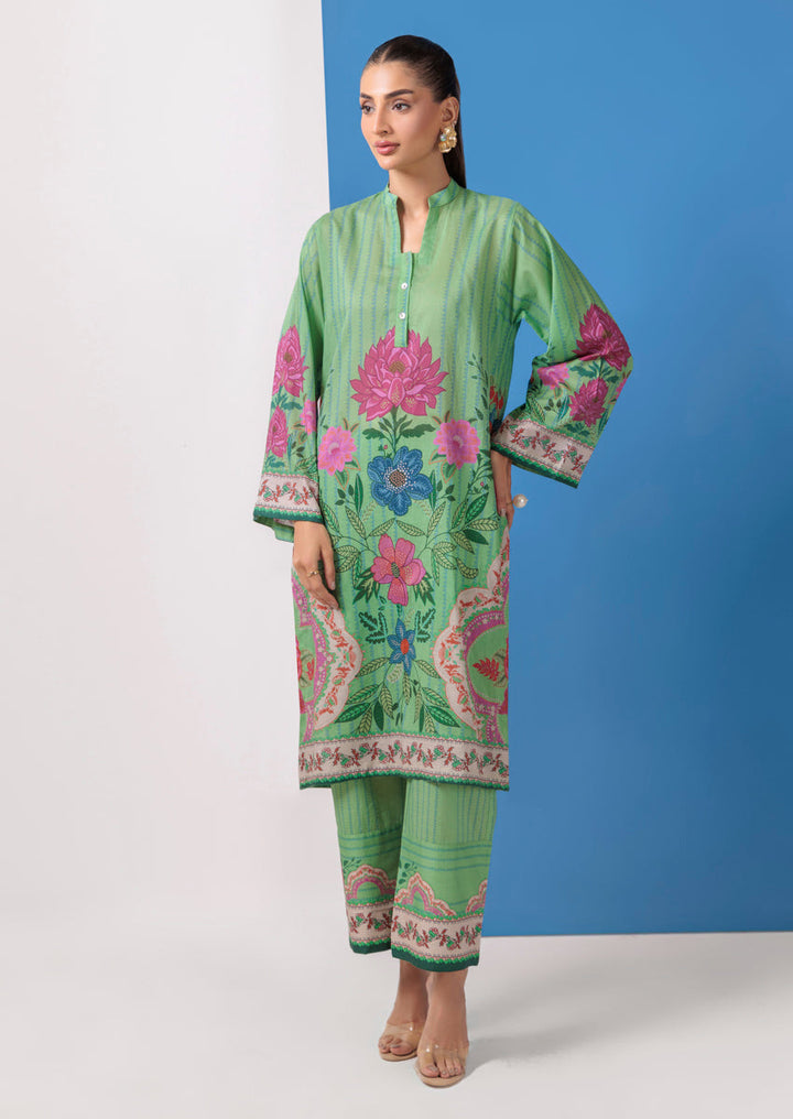 Cambric Mint Green Stitched Suit - Bonanza