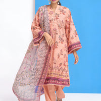 Cambric Shocking Pink Stitched Kurti - Bonanza