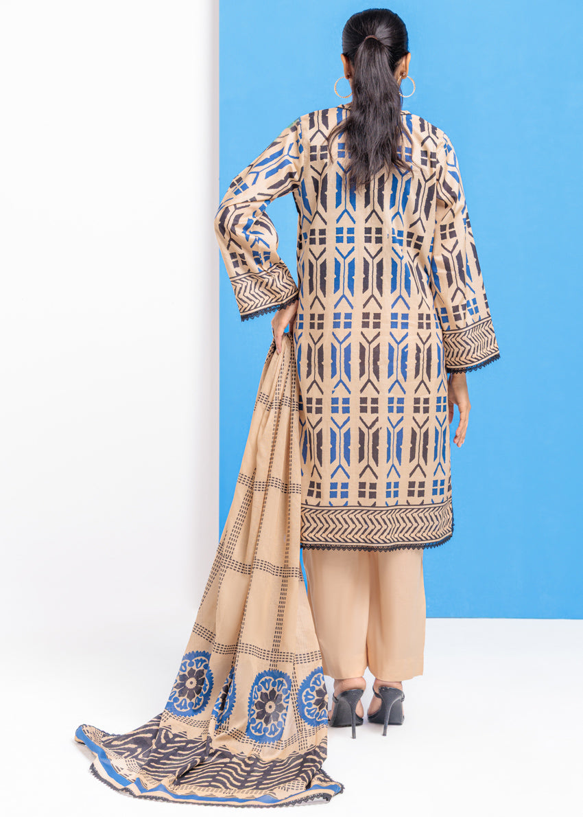 Cambric Beige Stitched Suit - Bonanza