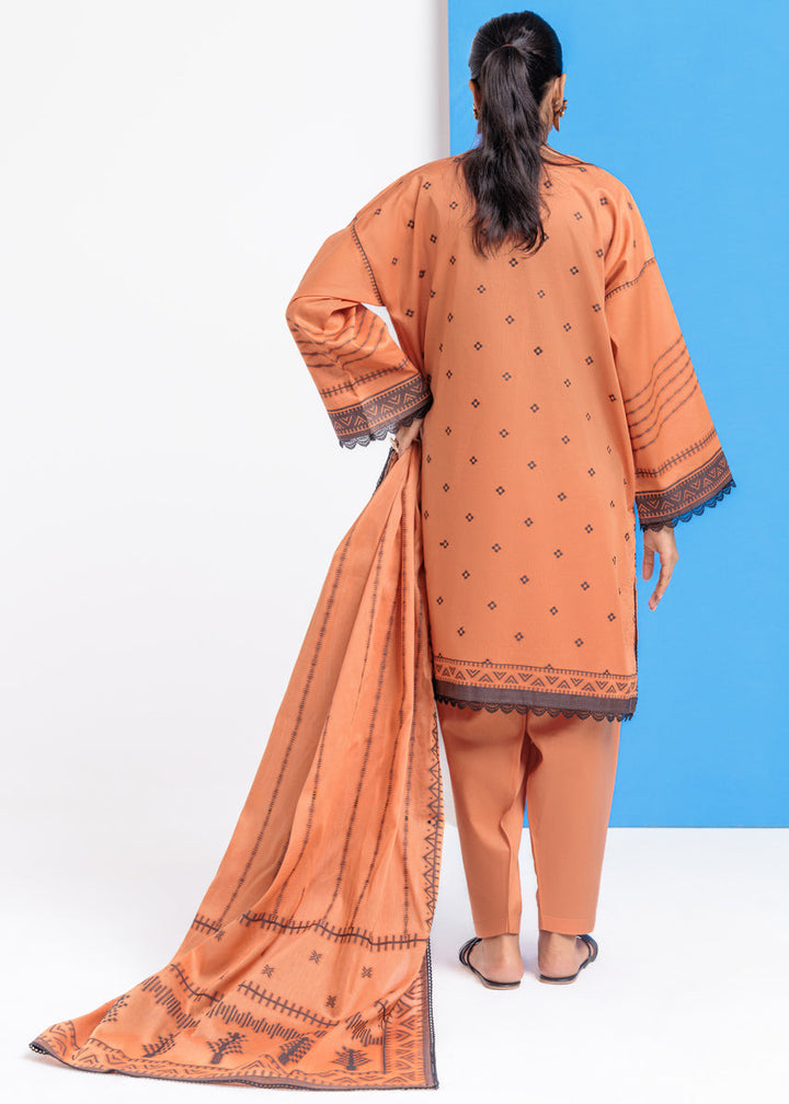 Jacquard Brown Stitched Suit - Bonanza