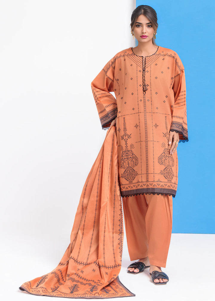 Jacquard Brown Stitched Suit - Bonanza