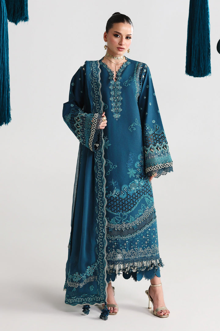 Kaisa - Qalamkar Festive Lawn '26 Stitched