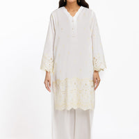 Cambric White Stitched Suit - Bonanza