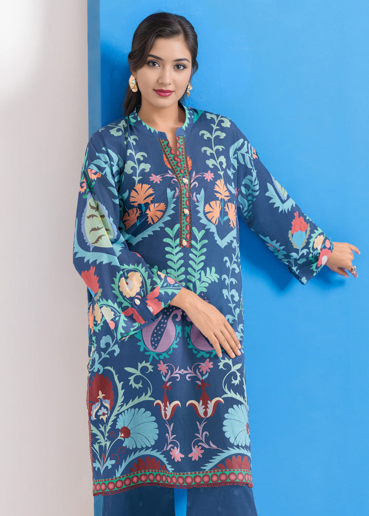 Cambric Blue Stitched Suit - Bonanza