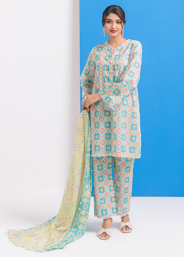 Cambric Yellow Stitched Suit - Bonanza