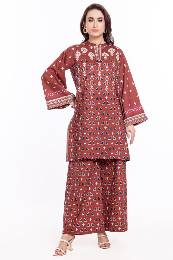 Cambric Red Stitched Suit - Bonanza