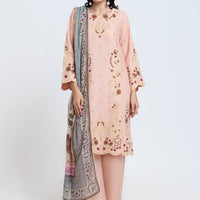 Cambric Beige Stitched Suit - Bonanza