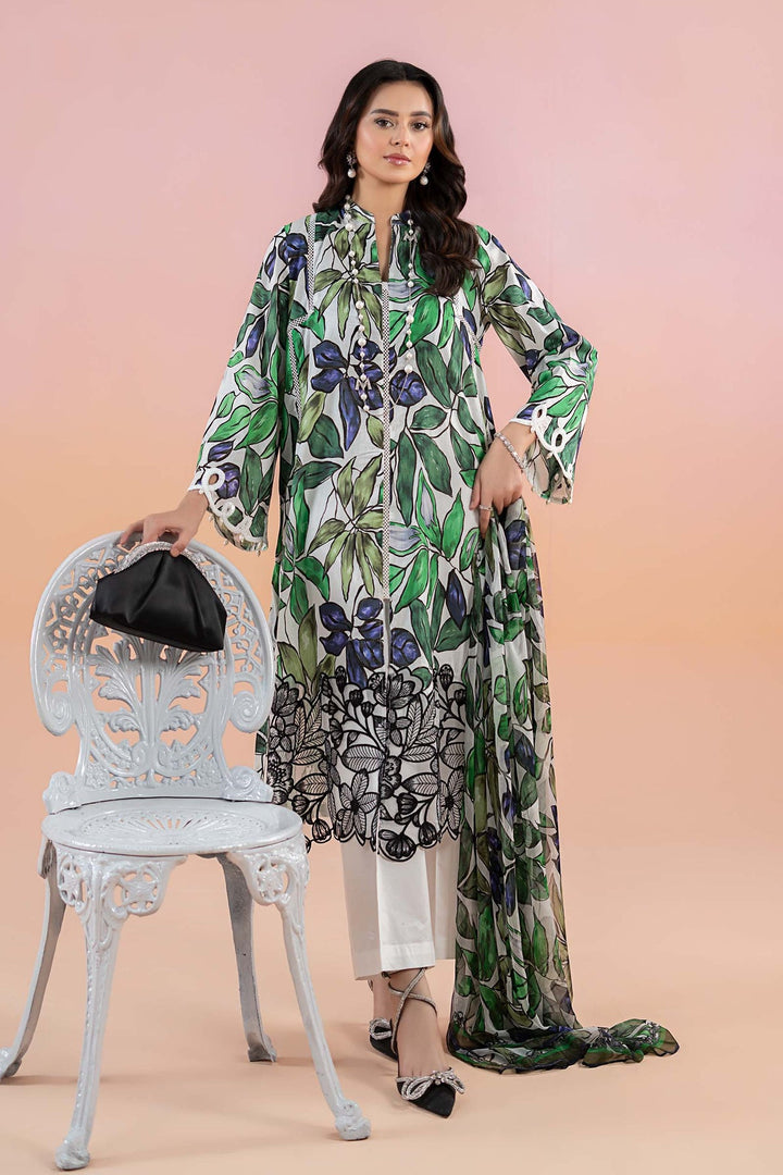 Printed Lawn Multi Stitched Suit - Maria B M Prints