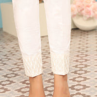 White Ladies Trousers - Stonez