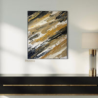 Monochrome - Abstract Canvas