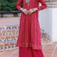 Lawn Fuchsia Kurti - Almirah