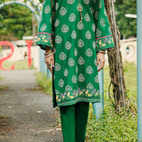 Lawn Green Kurti - Almirah