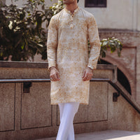 Cotton Mustard Kurta - Almirah