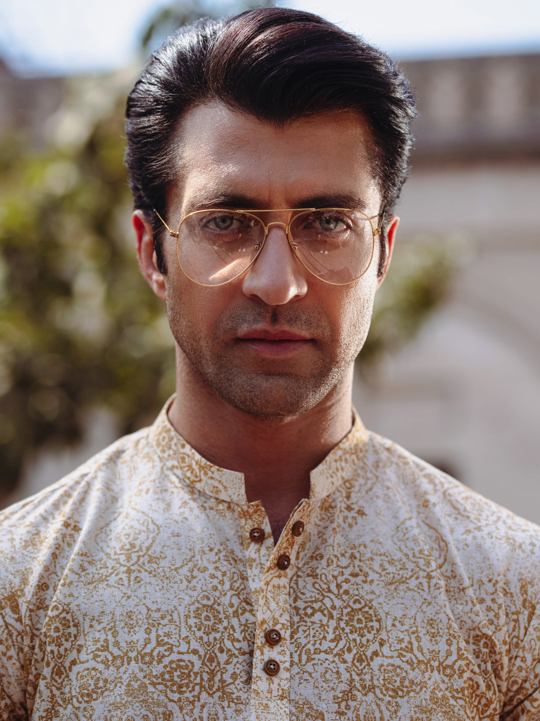 Cotton Mustard Kurta - Almirah
