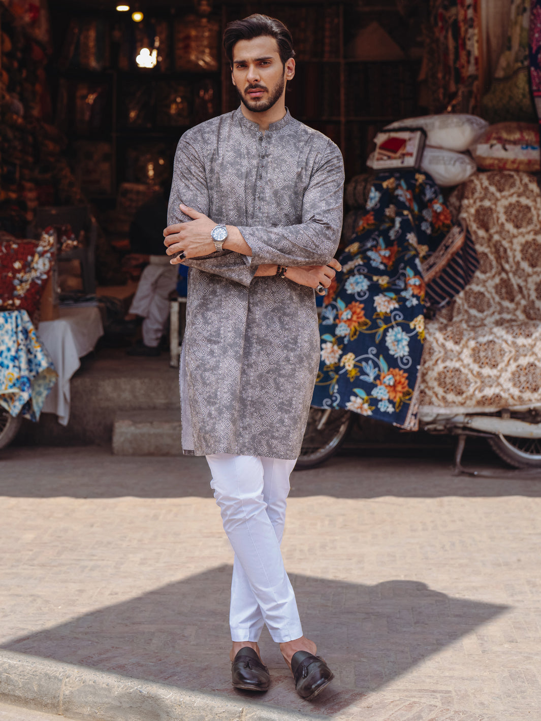 Cotton Brown Kurta - Almirah