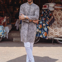Cotton Brown Kurta - Almirah