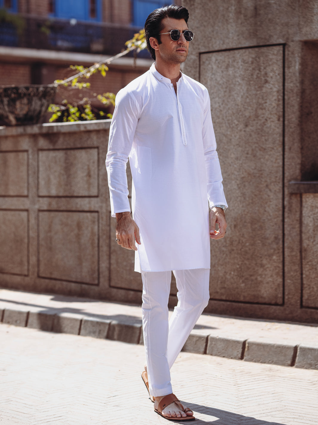 Cotton White Kurta - Almirah