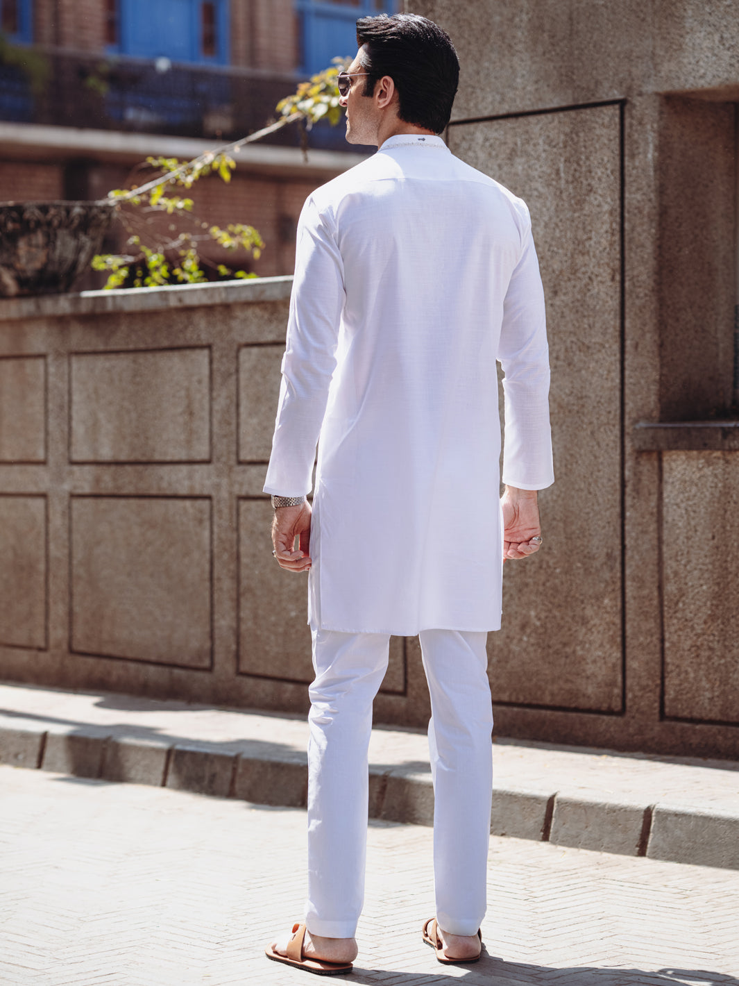 Cotton White Kurta - Almirah