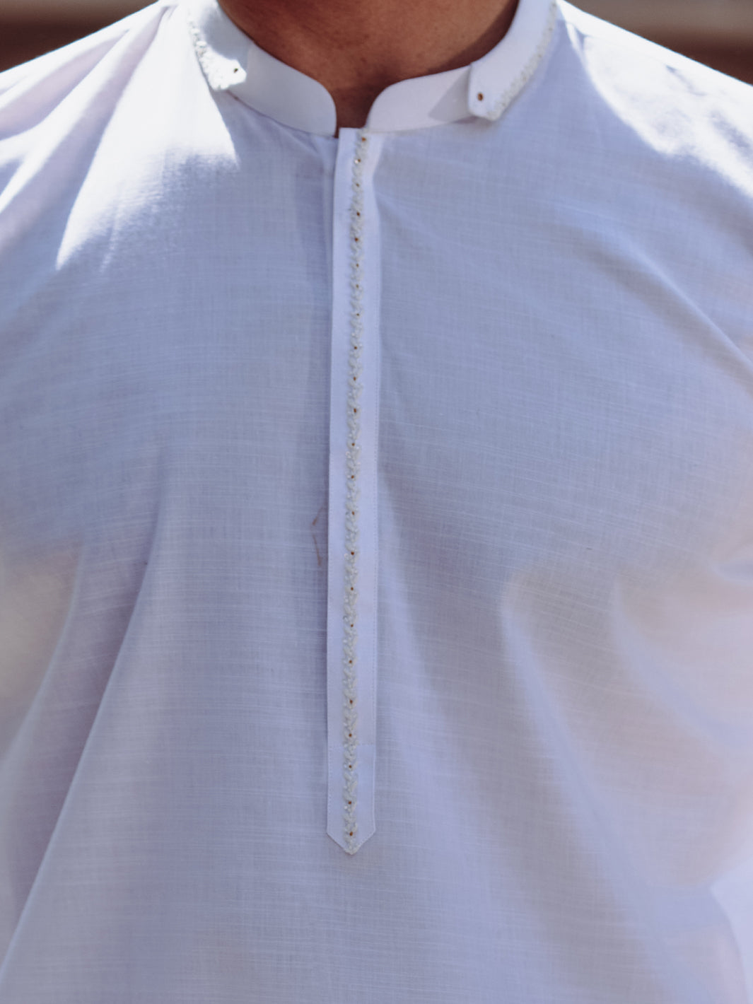 Cotton White Kurta - Almirah