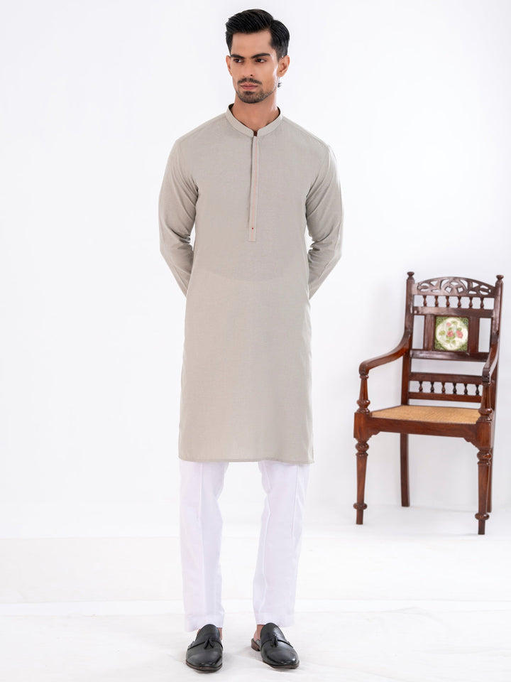 Blended Green Kurta - Almirah