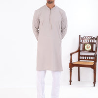 Blended Ash Grey Kurta - Almirah
