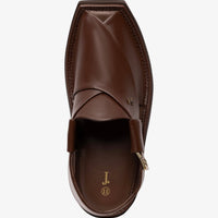 Brown Peshawari Chappal - J. Junaid Jamshed