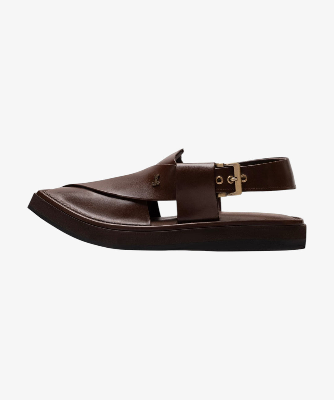 Brown Peshawari Chappal - J. Junaid Jamshed