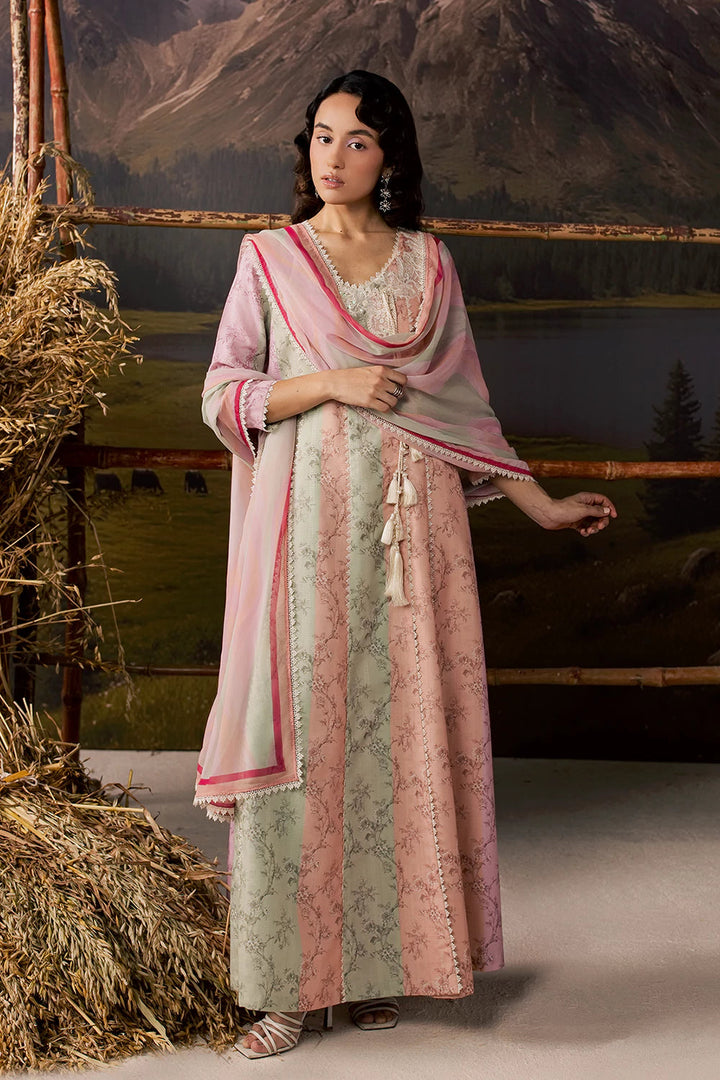 Dobby Lawn Multi Stitched Suit - Vanya