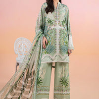 Lawn Green Stitched Suit - Maria B