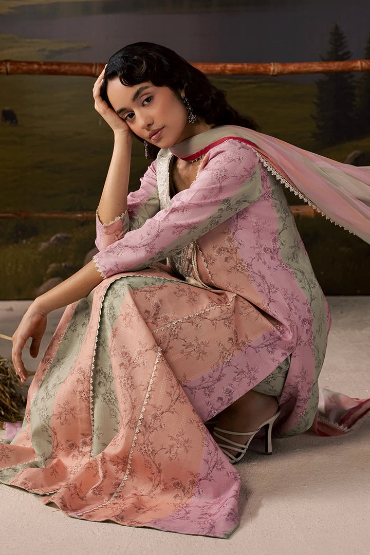 Dobby Lawn Multi Stitched Suit - Vanya