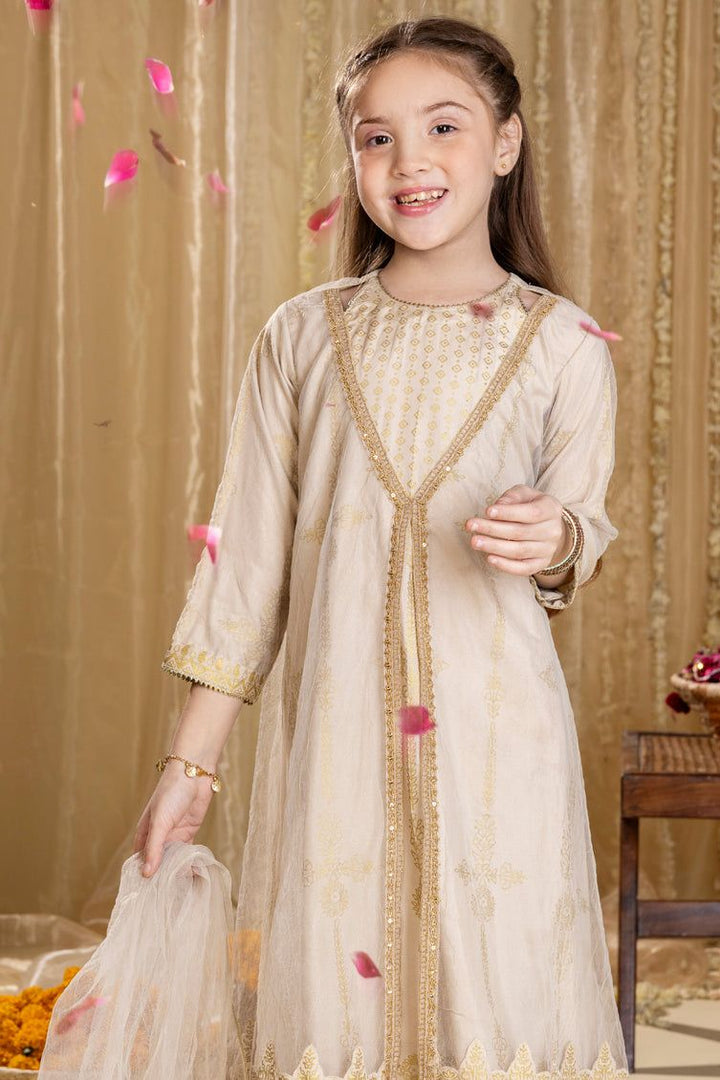 Silk Brown Stitched Suit - J. Junaid Jamshed