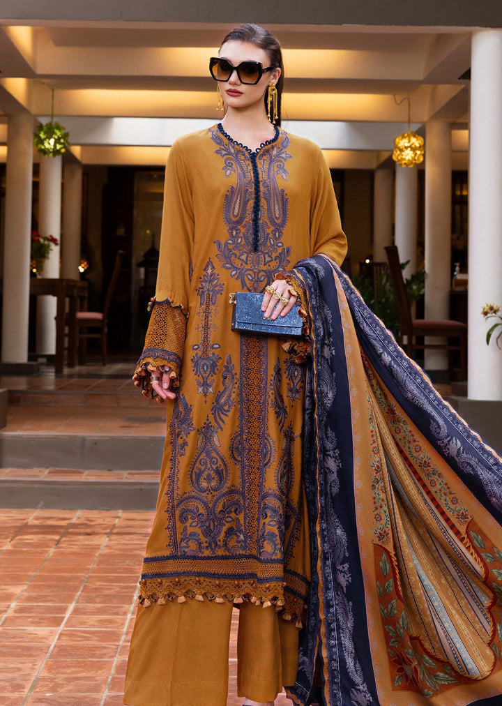 Design 3A - Maria B M Print Festive Stitched
