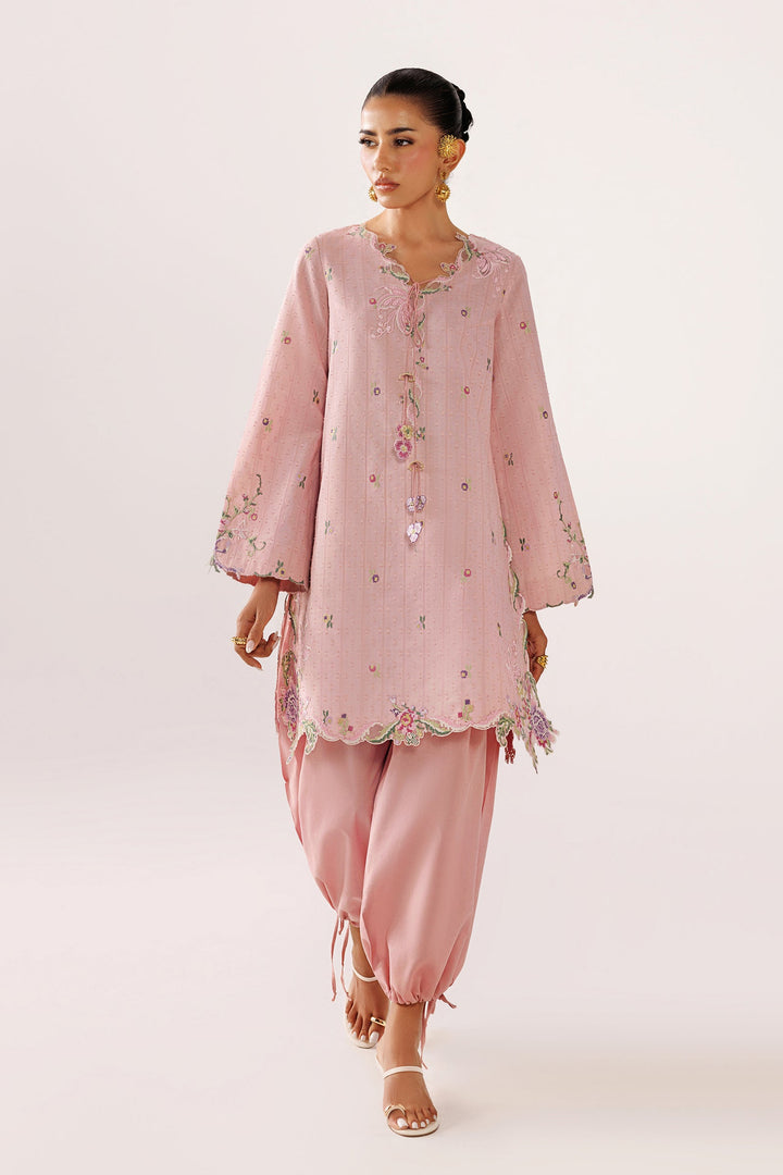 Riko - Qalamkar Embroidered Co-Ords 26'