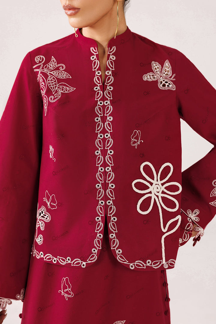 Reina - Qalamkar Embroidered Co-Ords 26'