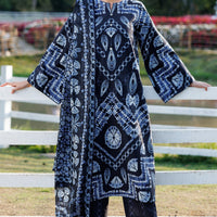 Lawn Black Stitched Suit - Jazmin