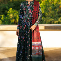 Digital Printed Lawn Sea Green Stitched Suit - Jazmin