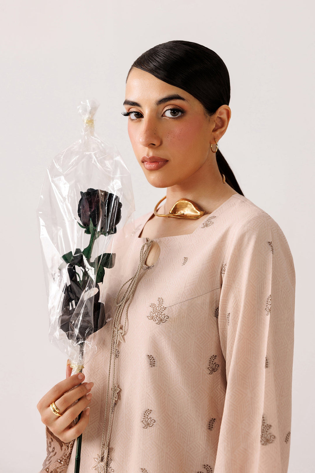 Aiko - Qalamkar Embroidered Co-Ords 26'