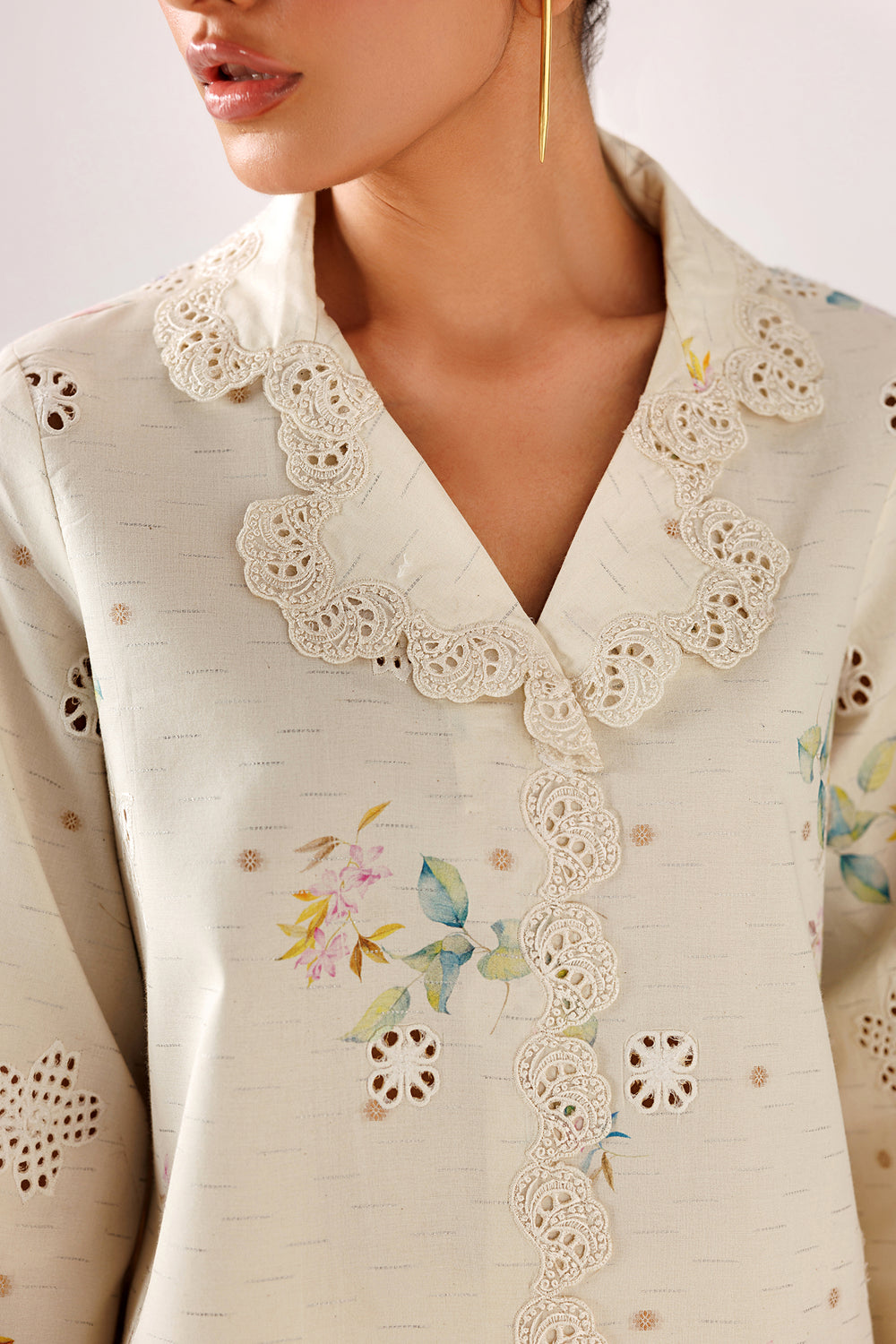 Nana - Qalamkar Embroidered Co-Ords 26'